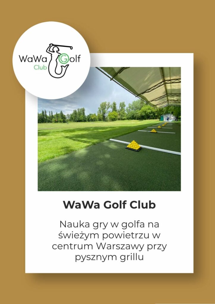 Wizytówka WaWa Golf Club współpraca z ANQ Events