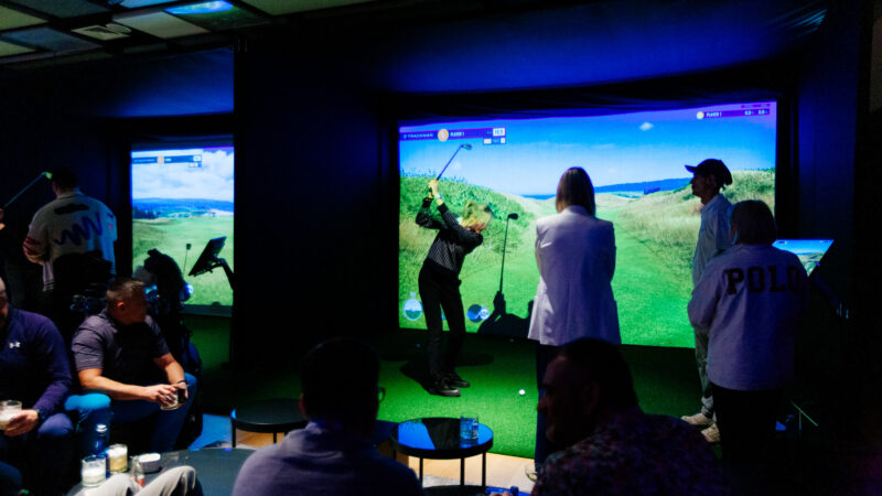 Lekcja golfa w WaWa Golf Lounge przez ANQ Events